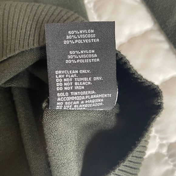 XRAY Jeans Forest Green V Neck Sweater Slim Fit Size 3XL - Picture 7 of 7